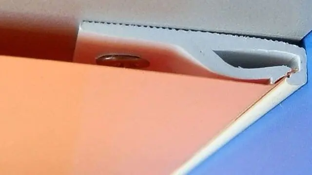 безгарпунное крепление натяжного потолка