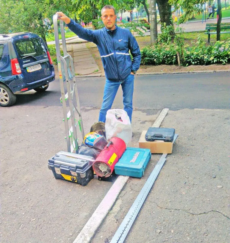 оборудование для монтажа натяжного потолка